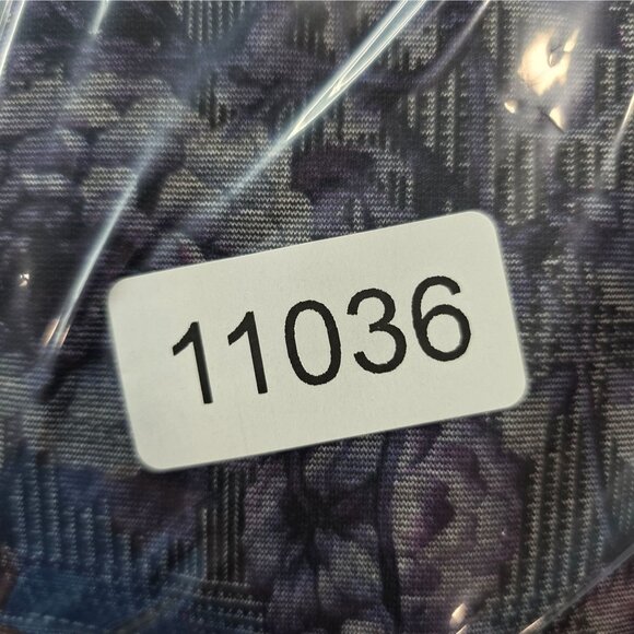 Womens Soho Apparel Gray & Purple Plaid Floral Blazer Polyester Blend Stretch M - Picture 6 of 7